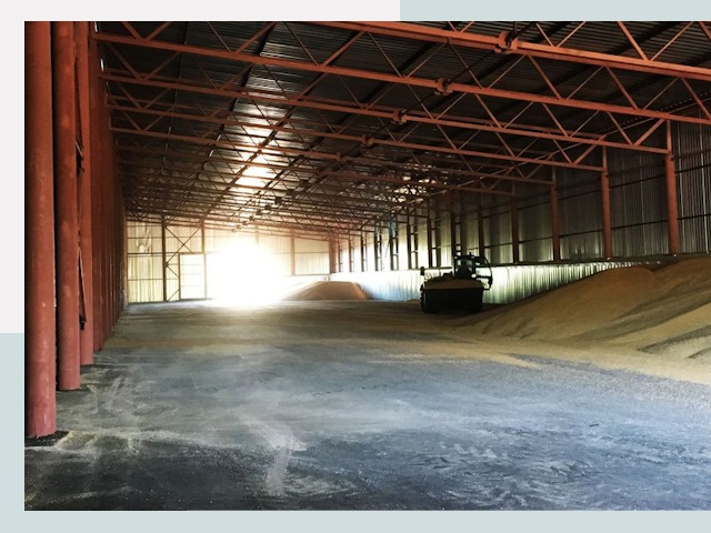 Строительство зернохранилищ в Нижневартовске