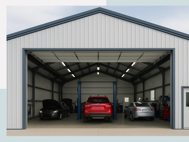 Ангары из сэндвич панелей от 622 руб. в Нижневартовск