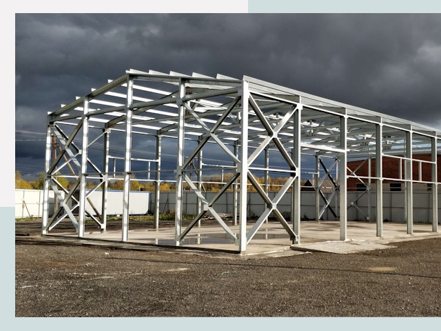 Двускатные ангары в Нижневартовск от 622 руб. за квадрат