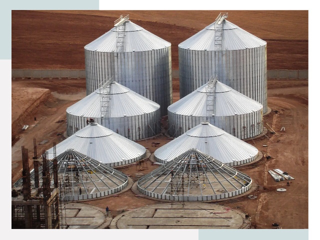 Строительство зерновых силосов в Нижневартовске