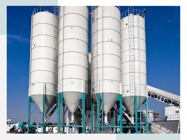 Строительство цементных силосов в Нижневартовске