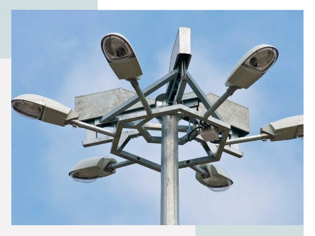 Монтаж осветительных мачт в Нижневартовске