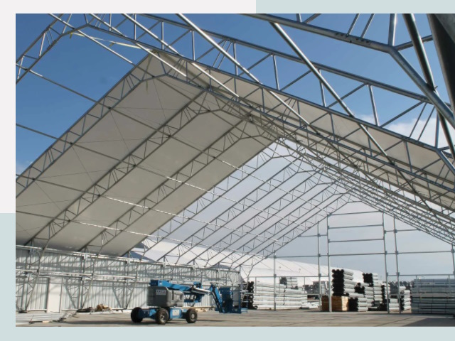 Каркасно-тентовые сооружения от СтальСтрой-Нжт по цене 622 руб.
