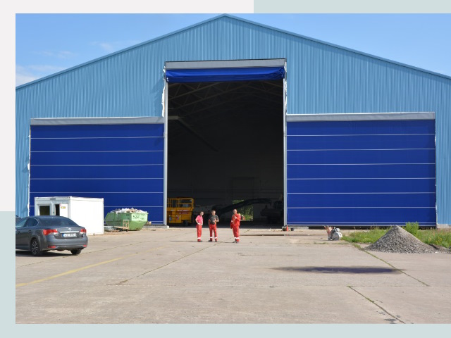 Ангарные ворота в Нижневартовск от СтальСтрой-Нжт по цене 622 руб.