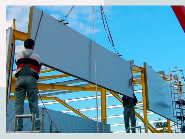 Монтаж сэндвич-панелей в Нижневартовске от 622 руб.