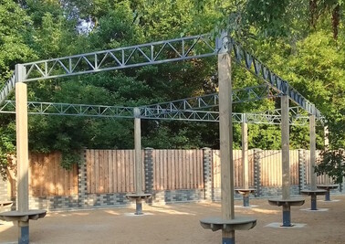 Терраса из металлоконструкций под ключ, проектирование, изготовление и монтаж от СтальСтрой-Нжт